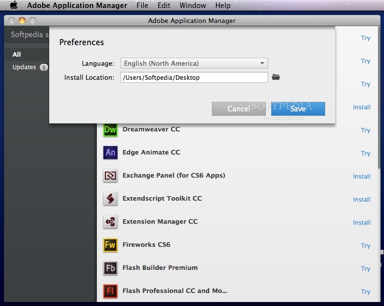Adobe Application Manager Mac Download Location